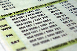 International & Domestic flight schedules